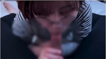 Glasses Girl Gets Caught By The Smell Of Dick And Sucks Up A Lot Of Sperm