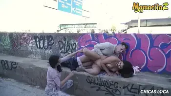 CHICS LOCA - #Nikol #Alberto Blanco - Sexy Latina Teen Bangs With Boyfriend Near The Highway - THIS IS INSANE!