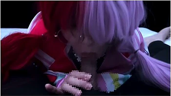 One Piece Diva Uta In Glasses Takes Him To A Virtual Space To Gokkun Blow His Dick