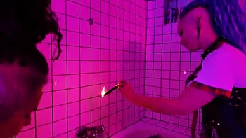 Dirty Slave Boy Obedient In Shower With Domina Dark & EdgesOfReality - Extreme Femdom Humiliation