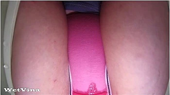 Pissing In Panties And Wetting Panties In Front Of The Toilet Camera