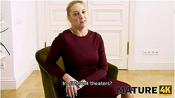 Mr Andersen - Admirable Twosome Of Russian Mature Woman And Interviewer