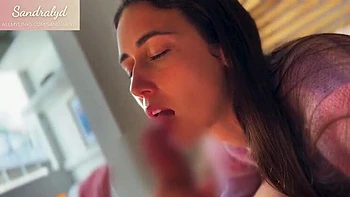 Amateur Spanish Teen Sandralydx Stunning Blowjob Cum in Mouth POV