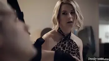 Stepmom gives stepson a handjob