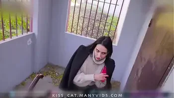 Risky Anal Sex with Facial Cum Walk - Public Agent Pickup Russian Student to Street Fuck / Kiss Cat