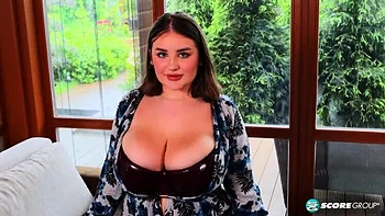 Molly Evans Dress Tease - Big Tits Brunette Solo Fetish