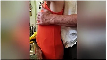 Fuck The Washing Up - Mature British Amateur Couple Abandon Washing Up For Kitchen Quickie X