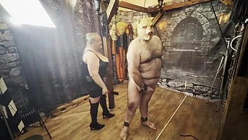 Part 1 Domina Satana Punishes Piggy Slave with Belt Spanking - British Mature BBW Femdom BDSM