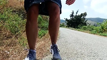 JonDickFlash Public Flashing & Peeing in Public with Big Tits and Puffy Nipples