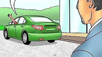 Car Toon And Savita Bhabhi In Paid The Price With Her Pussy