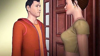 Desi Stepmom Made Me Fuck Her Hard ( With Hindi Audio )