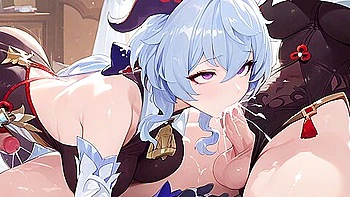 Hentai Joi - Ganyu & Shenhe Found Out A New Spell! (futanari, , Cei, Femdom, Edging)