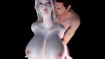 3d Blonde Asian Milf Naked Her Huge Natural Boobs With Anime Hentai And Huge Boobs