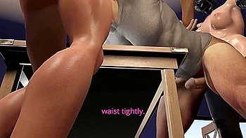 Two Shemales Fuck A Guy In All Holes