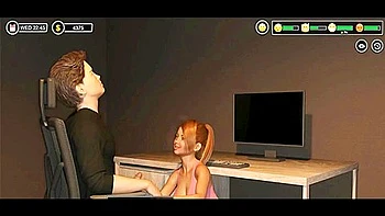 Man Of The House - Stepsister Wearing Sexy Lingerie - 3d Animated