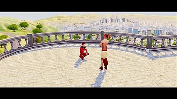 Hailey Rose And Car Toon In Test Video