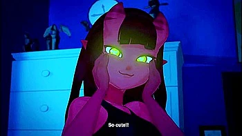 Sexy Meru The Succubus Fucks In The Bedroom With A Classmate