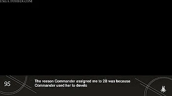 Yorha 2b With Futa-cock Hard Fucks Busty Commander