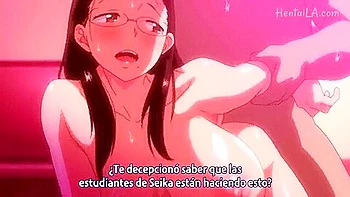 While kissing and giving a blowjob, she squirts and cums inside herself.