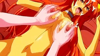 By the demon, Chin hugs the princess from the battle maiden and thrusts into her and cums inside her.