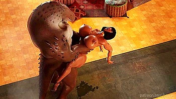 Queen Opala Vs Lizardman