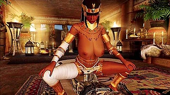 3d Skyrim - Egyptian Queen Carmella Gets Fucked By Monster