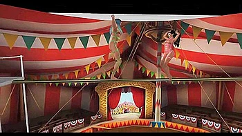 May 2021 - Highwire Circus Act With Path Paramount Players Sl