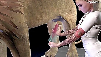 Vr Game - Lion Centaur Sperm Collection