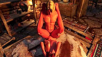 Busty Young High Queen Elisif And Her Young Servant 1