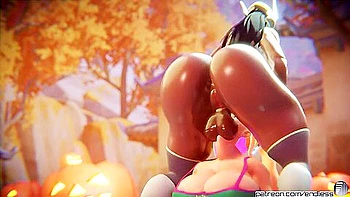 Symmetra Kitty Summer Blowjob