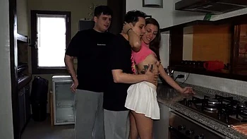 My Wife Shared First Time - Friend Fucks Her Pussy While I Work