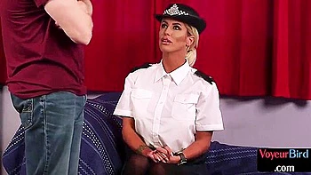 Police Cfnm Milf Takes Wanker Fresh Cumshot