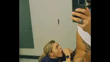Snuck Barely Legal Teen Blonde into BLM Club and Fucked Her in the Women's Bathroom