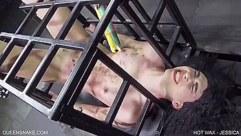 Hot Wax Of Various Colors Going To The Most Tender Of Places