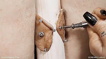 Abby Jessica Screwed Labias Bdsm