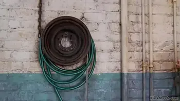 Redhead lesbian slave gets enema