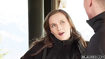 Gorgeous Nicole Kitt And Bf Jason Luv Share Cute Snowbunny Stacy Cruz