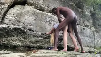 BigDaddyKJ: Interracial Couple Fucks On Hike | Preview