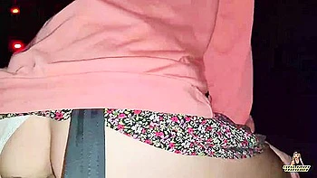 Horny teenagers caught in public fucky-fucky activity on busy street - white-hot snatch explodes!