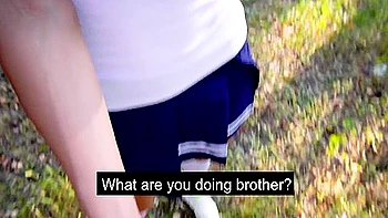 Seduted My Stepbro And He Destroyed My Ass In The Middle Of The Road