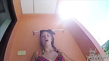 Amateur Belgian Couple On Vacation