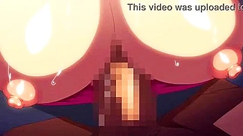 He thrusts it deep into her throat and ejaculates into her mouth, and he cums inside her ass and vagina.