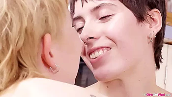 Real Lesbians Eat Each Others Pussies In The Kitchen