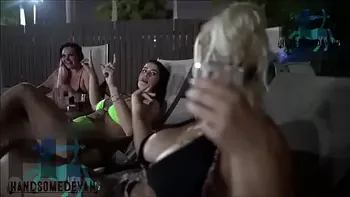 3 big booty babes share a one Teenage BBC  (Betty bang ,Miss Raquel , Selah Rain  , handsomedevan