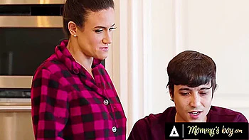 Stepmommys Boy - Annoyed Milf Penny Barber Disciplines Misbehaving Stepson - All