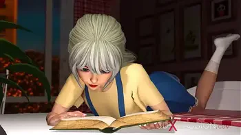 Crazy gnome plays with a hot sexy fairy