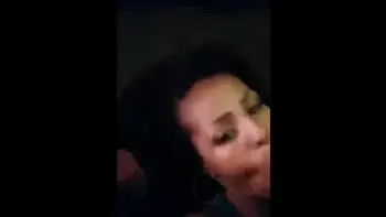 Ebony Babe cumshot