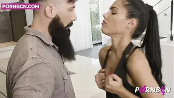 FOR WOMAN ( focused on male ) Hot straight latino boy muscled with real big cock fucking rough with the soon of her boss on her luxury house Eric Manly