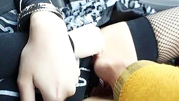 Horny Japanese chick Ann Yabuki in Incredible Big Tits, Fishnet JAV video