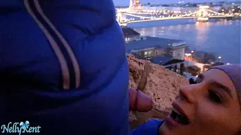 For REAL! we got caught doing a public blowjob